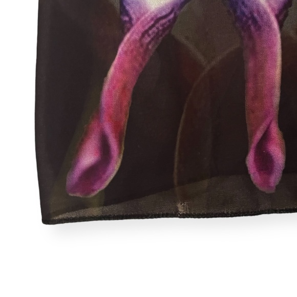 NWT CARRÉ NOIR Scoop Neck Sleeveless Floral Print Dress - Picture 7 of 7